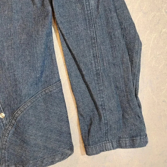 Haggar NWOT Women's Embroidered Jean Jacket in Size  12 - Picture 5 of 12